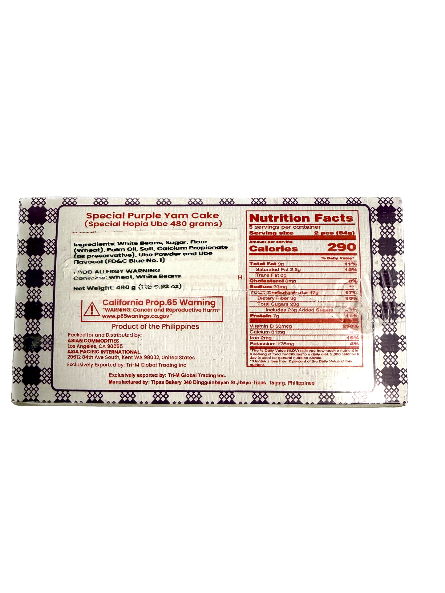 Tipas Hopia Ube 480g