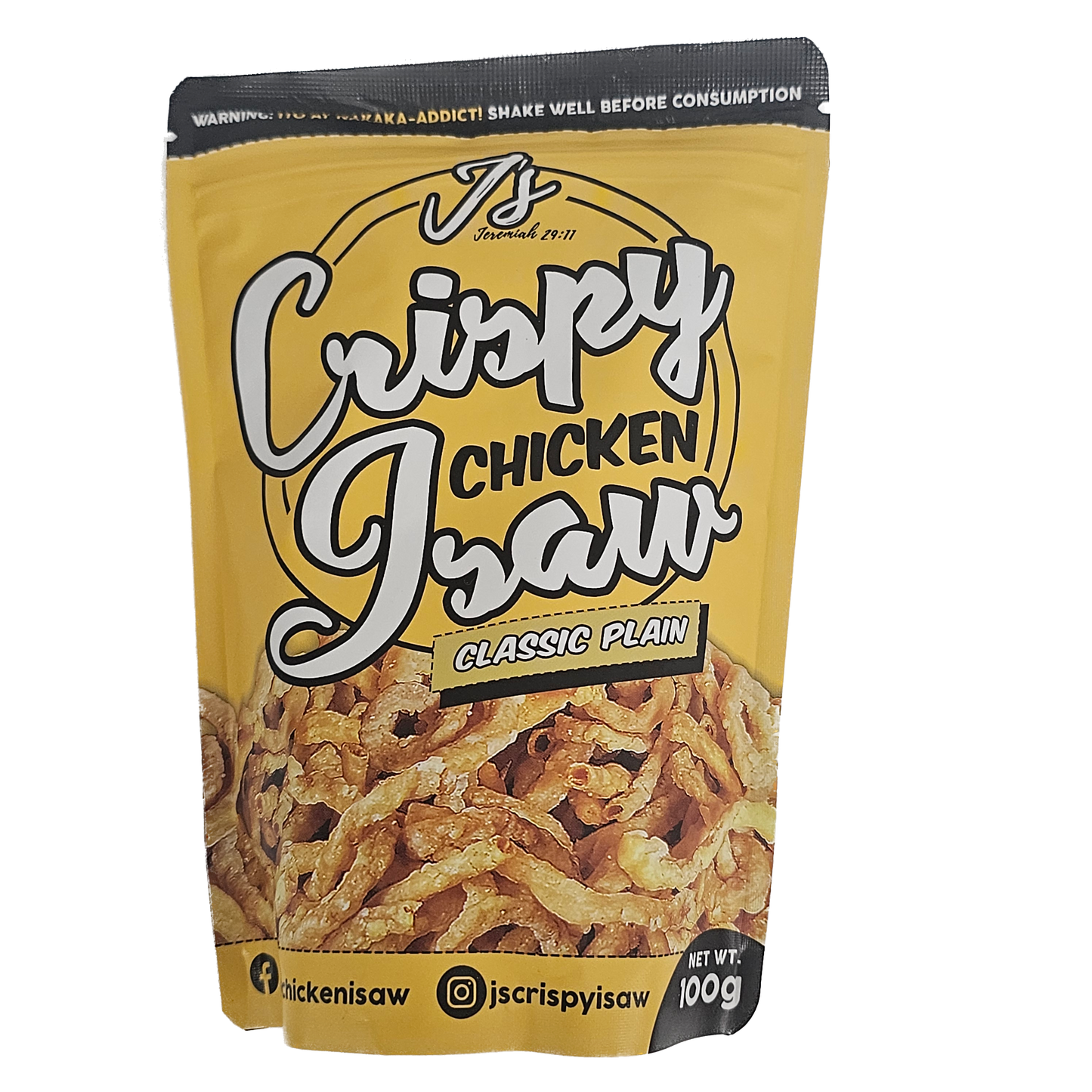 J's Crispy Chicken Isaw Classic Plain 100g
