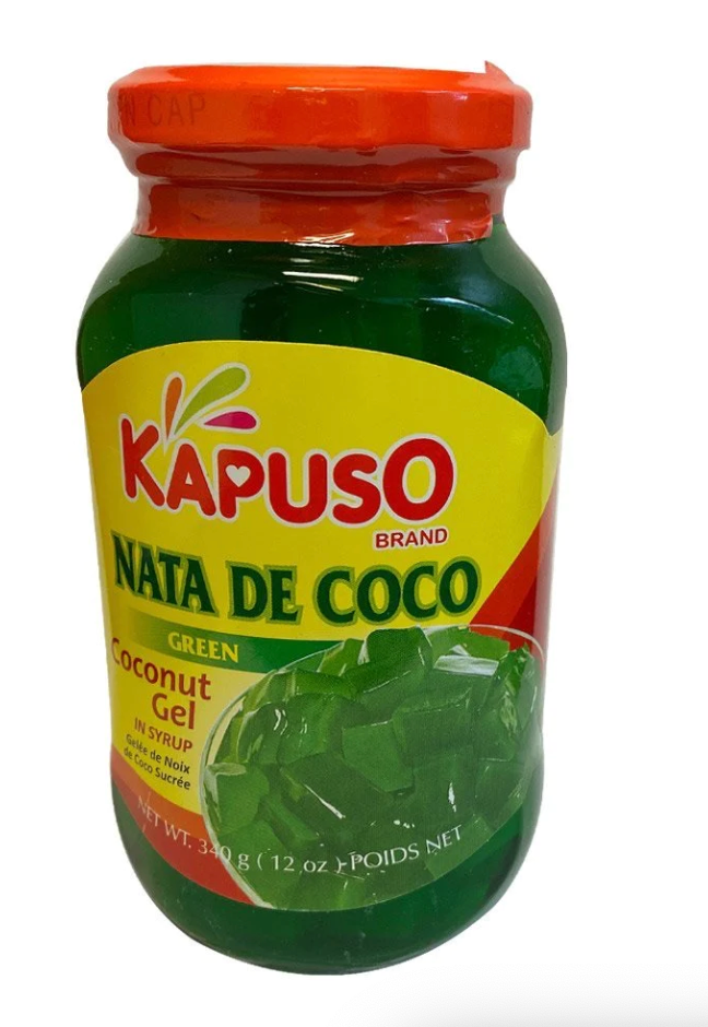 Kapuso Nata De Coco Green (Coconut Gel) 12oz