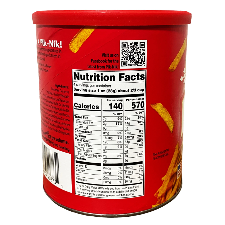 Pik-Nik Ketchup Fries 4oz