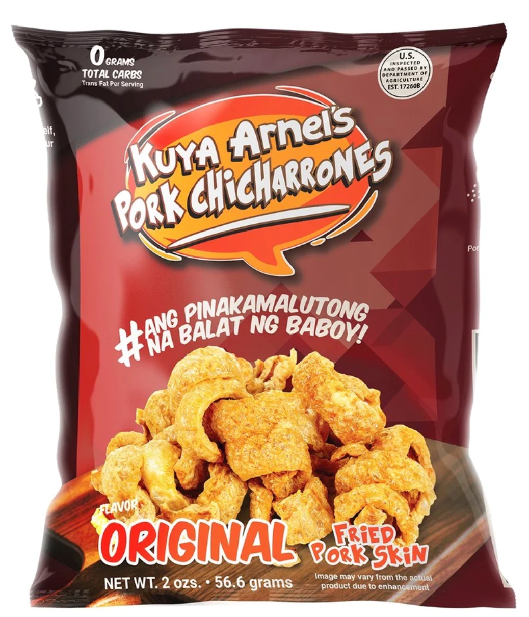 Kuya Arnels Pork Chicharrones 56.6g