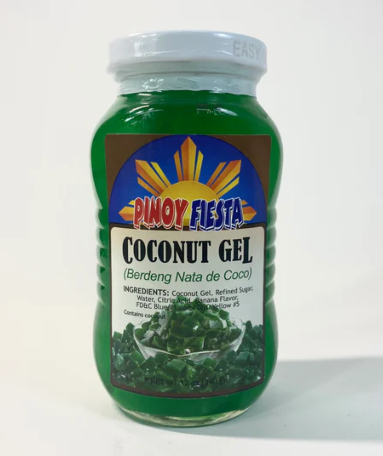 Pinoy Fiesta Green Coconut Gel Nata de Coco 12oz