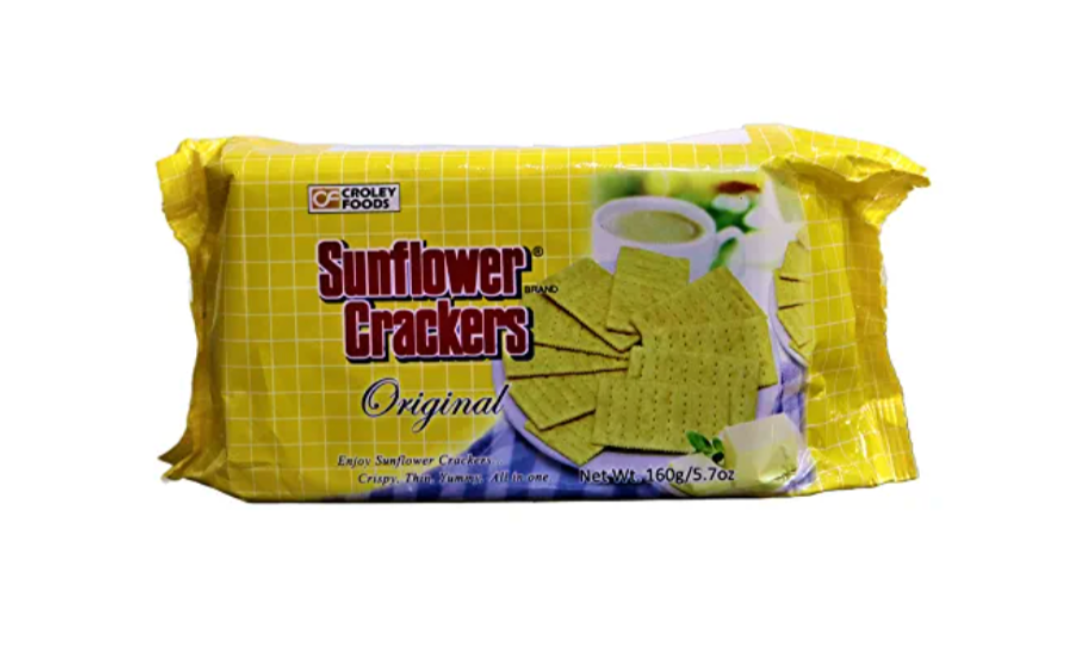 SUNFLOWER CRACKER,PACK, PLAIN 160 GM