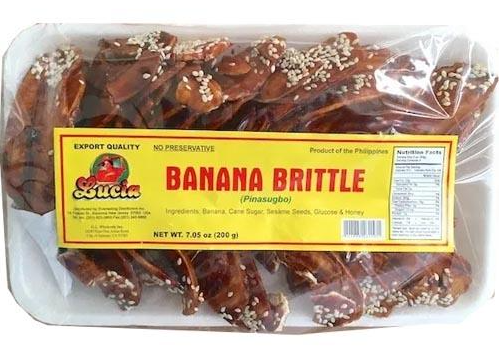 Lucia Banana Brittle Pinasugbo 7.05oz