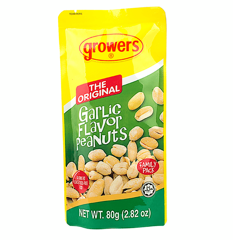 Growers Peanut Garlic 80g