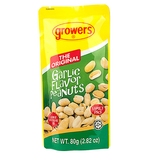 Growers Peanut Garlic 80g