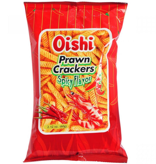 Oishi Prawn Crackers Spicy Flavor 90g