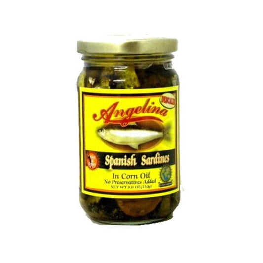 Angelina Spanish Sardines in Corn Oil Mild