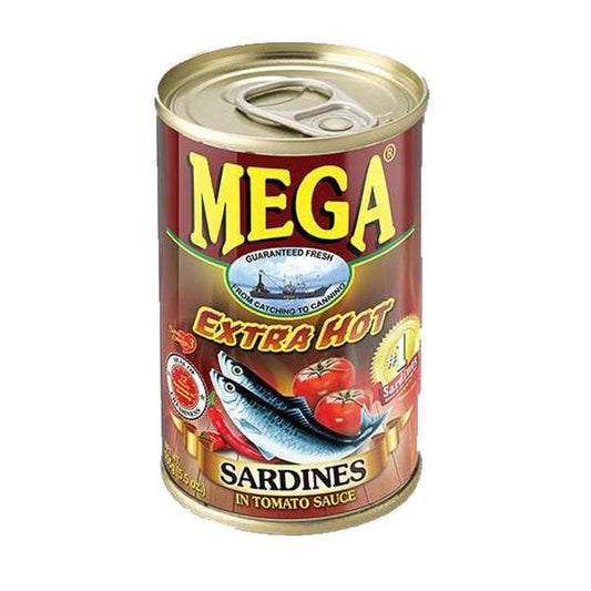 Mega Sardines Extra Hot Brown