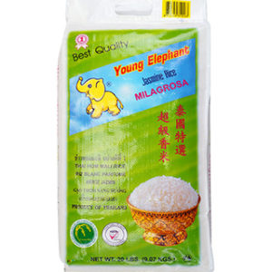 Young Elephant Jasmine Rice 25 lbs